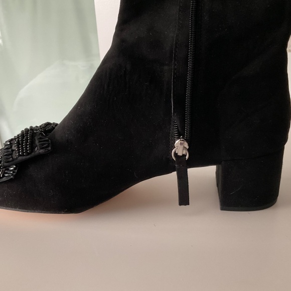Lovely fabric evening boots from Zara size 9 - Picture 4 of 8